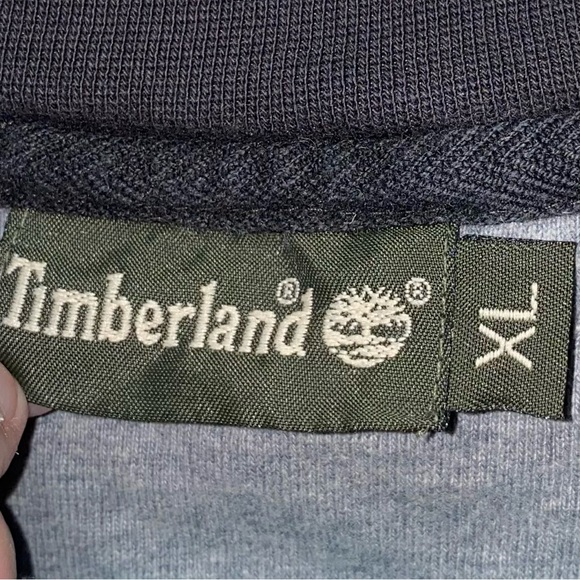 Timberland Black & Gray Striped Waffle Knit Top - Picture 5 of 6
